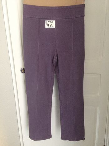 472-Pantacourt mauve délavé T40