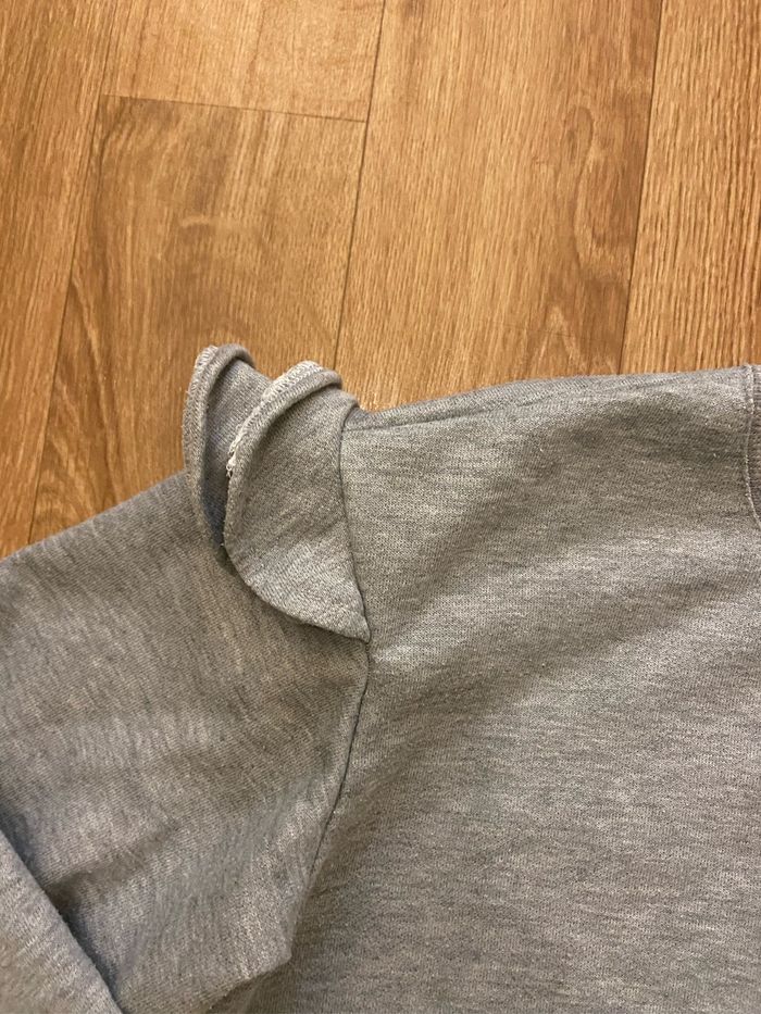 Sweat-shirt gris femme S/M - photo numéro 3