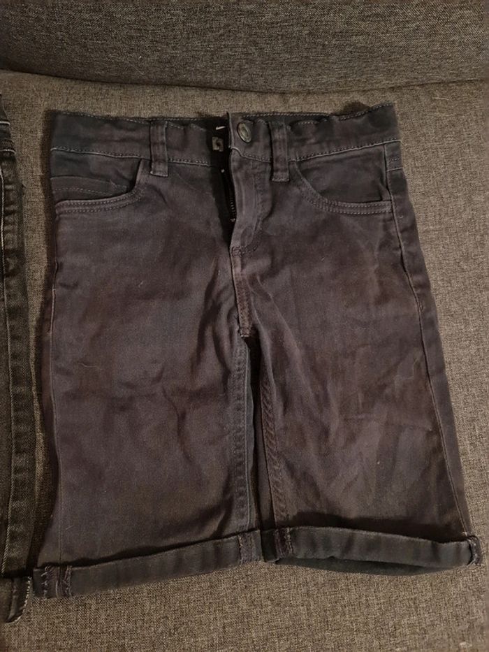 Lot 2 shorts en jeans - photo numéro 3
