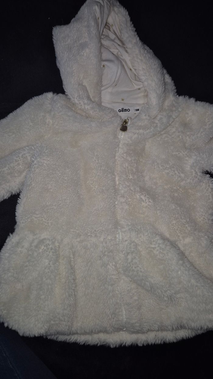 Veste chaude pour bébé fille