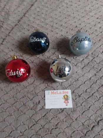 Boule de Noël personnalisé
