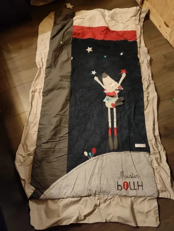 Couverture tapis sauthon mister bouh 150x90cm - photo numéro 2