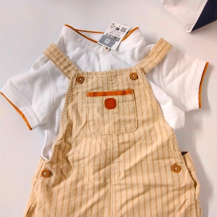 Ensemble salopette short 3 ans - photo numéro 2