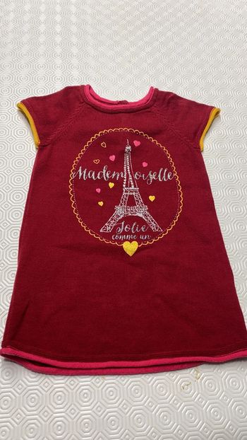 Robe manches courtes Paris