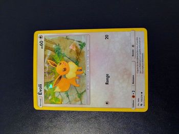 Carte Pokémon Evoli Holo 155/214 SL8 Soleil & Lune Tonnerre Perdu fr