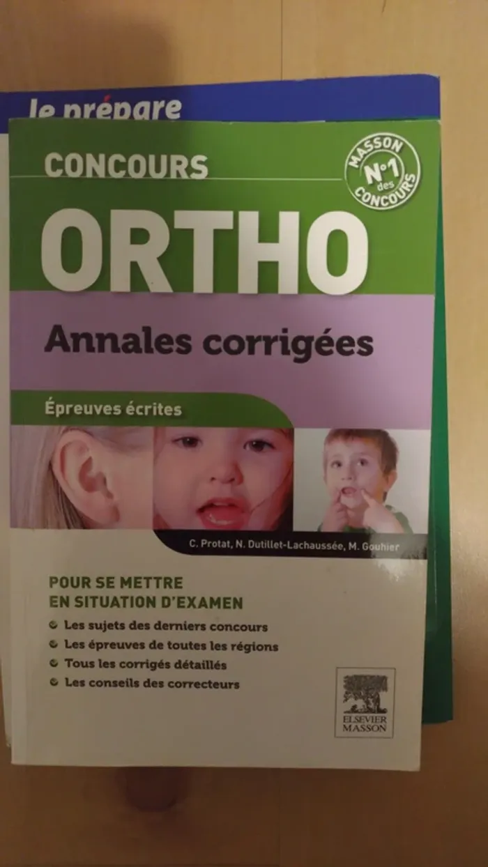 Livres préparation concours d'orthophonie