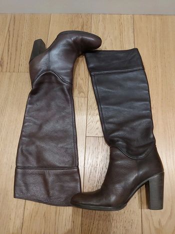 Bottes en Cuir Marron