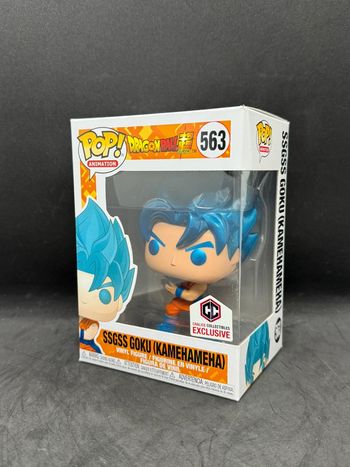 Funko pop Dragon Ball Z ssgss Goku Kamehameha 563 Chalice Sticker