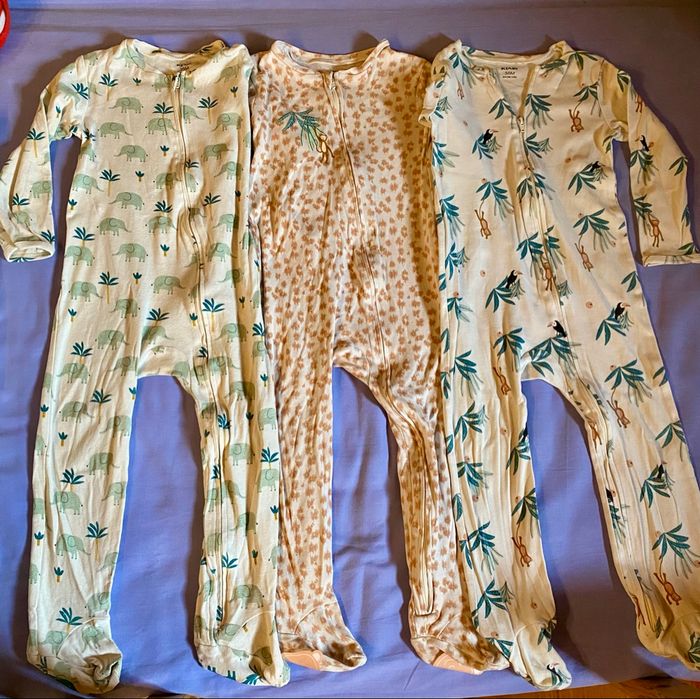 Lot 3 pyjamas zip jungle - photo numéro 2