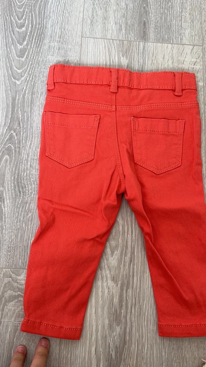 Pantalon orangé bébé fille - photo numéro 4