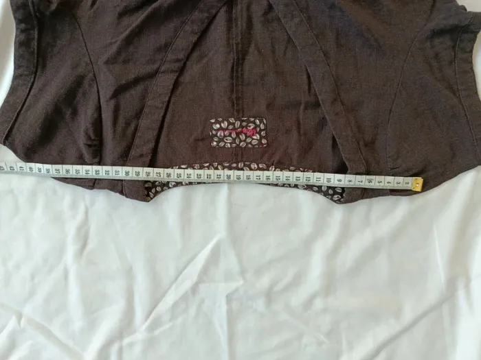 Robe marron manches courtes Mim taille S - photo numéro 7