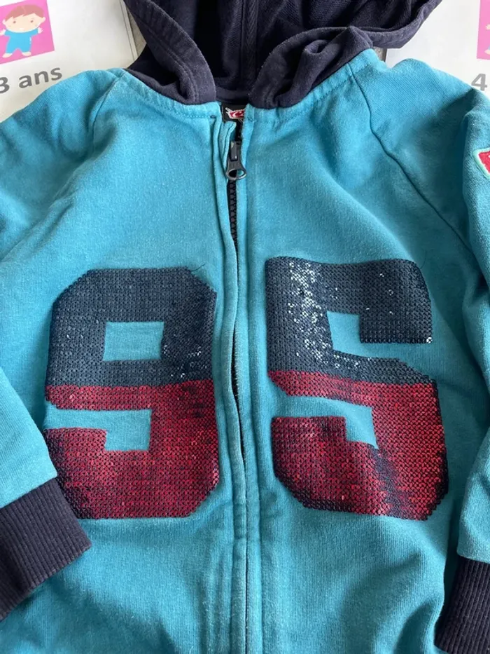 Veste cars 3-4 ans - photo numéro 3