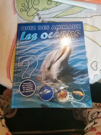 Livre quiz des animaux les oceans