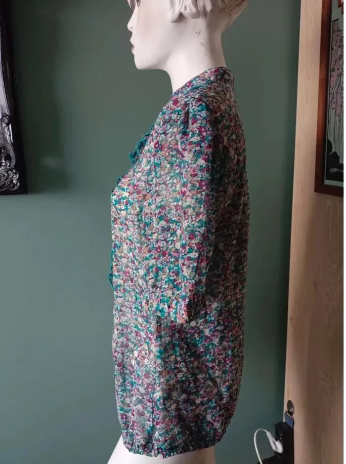 Blouse fleurie S - photo numéro 12