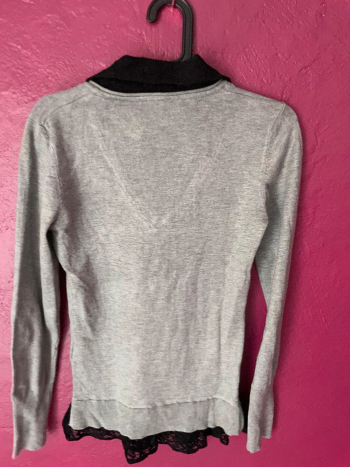 Pull Morgan - T36/S avec dentelle noir - photo numéro 4