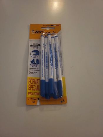 Feutre velleda bic bleu