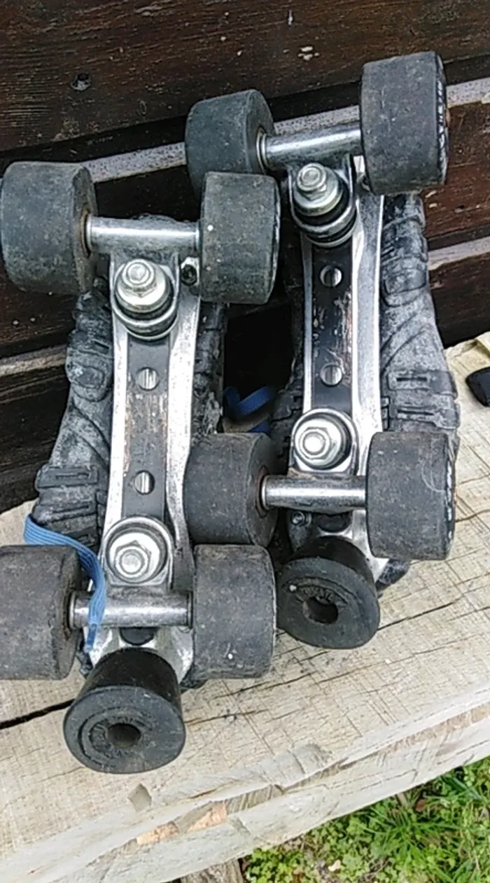 Roller quad avec protège-poignets - photo numéro 3