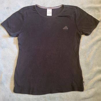 Tee-shirt Vintage Y2K 2007 Adidas Brodé  👕 Taille 40