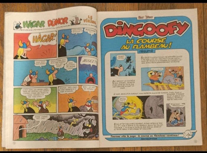 Ancien journal de mickey avec poster N°1467 de 1980 vintage - photo numéro 6