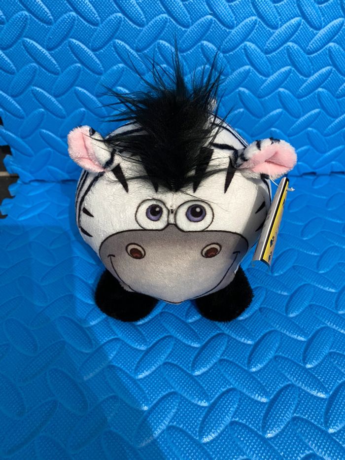 Peluche zèbre neuve avec étiquette