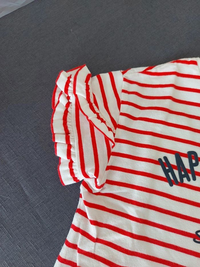 Tee-shirt marinière sequins magiques Vertbaudet 5 ans - photo numéro 5
