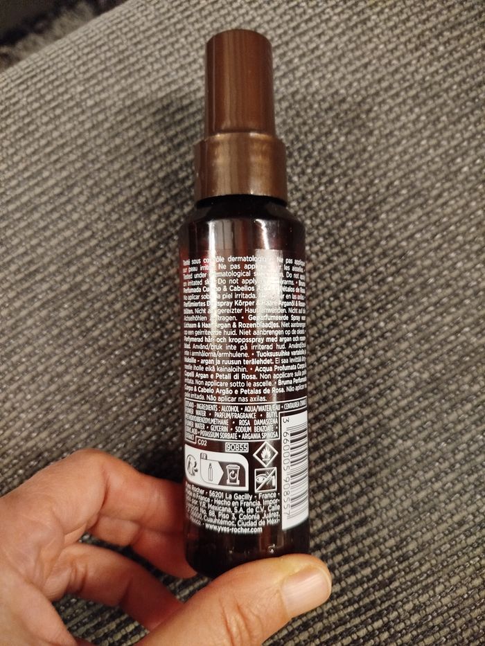 Brume Parfumée Argan et Pétales de Rose Yves Rocher NEUF - photo numéro 2