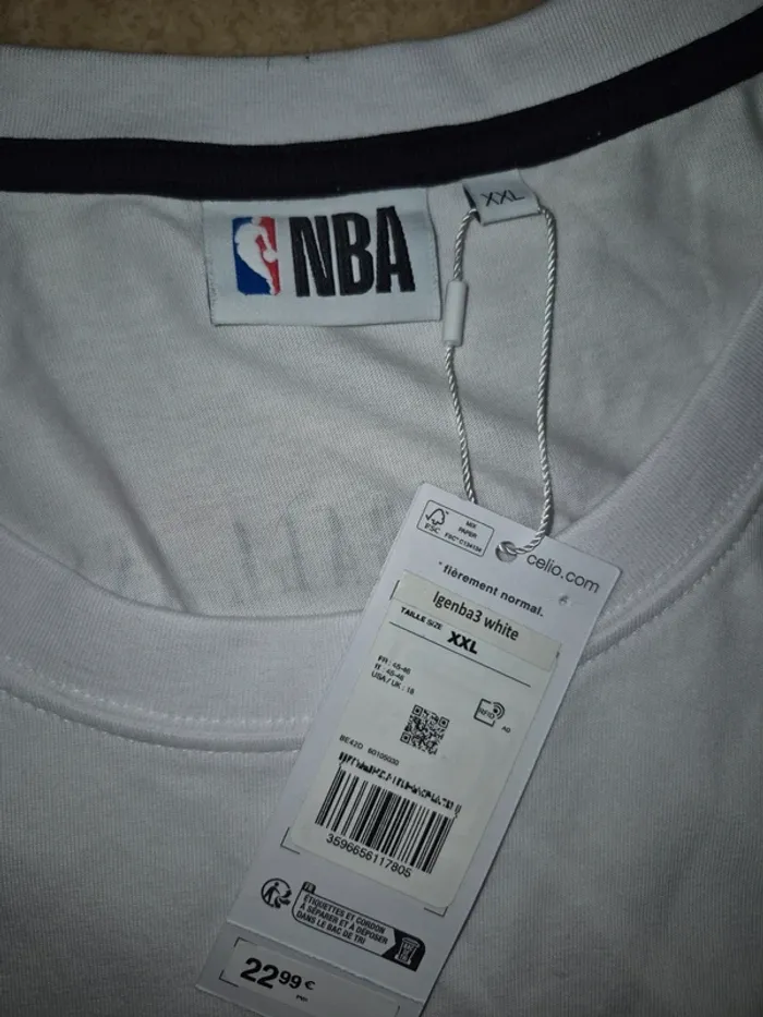 Débardeur NBA Chicago Bulls Celio Homme en XXL - photo numéro 3
