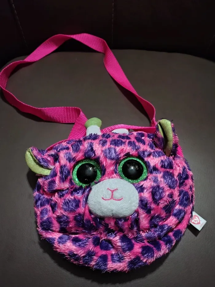 Ty Porte-monnaie peluche Girafe Beanie Boos Gilbert

Rose