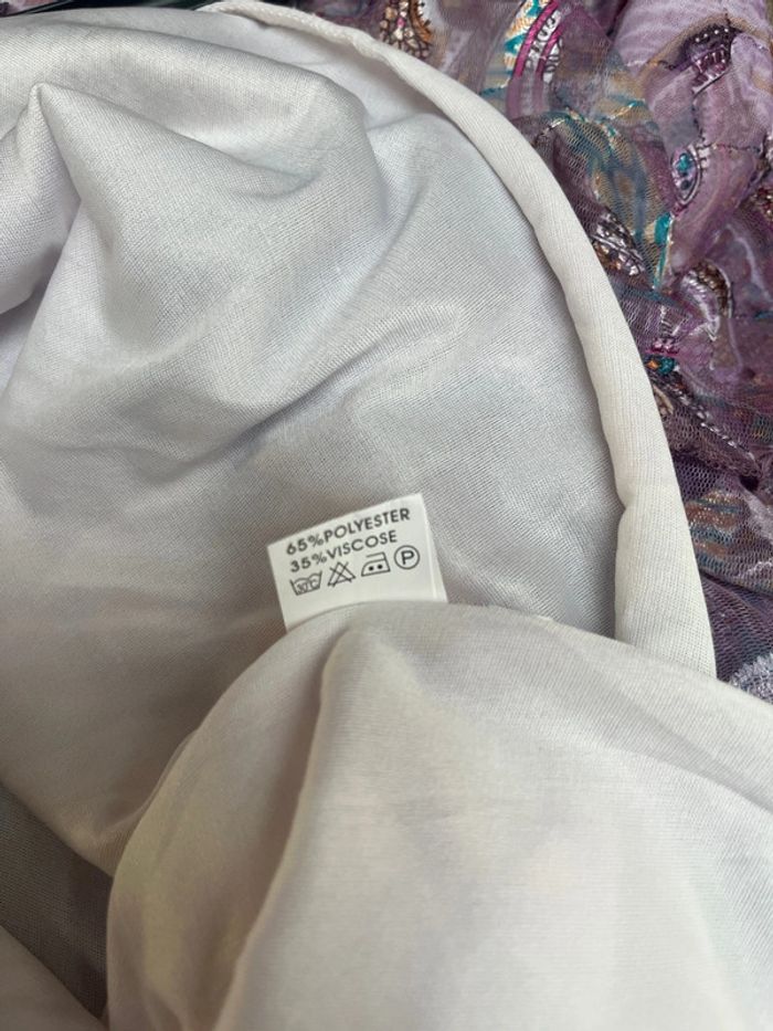 Tunique légère mauve taille Xl - photo numéro 8