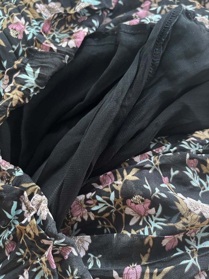 Robe imprimé fleurs bretelle - photo numéro 6