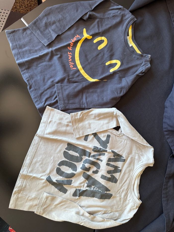 Lot 2 t-shirt 2-3 ans Smile