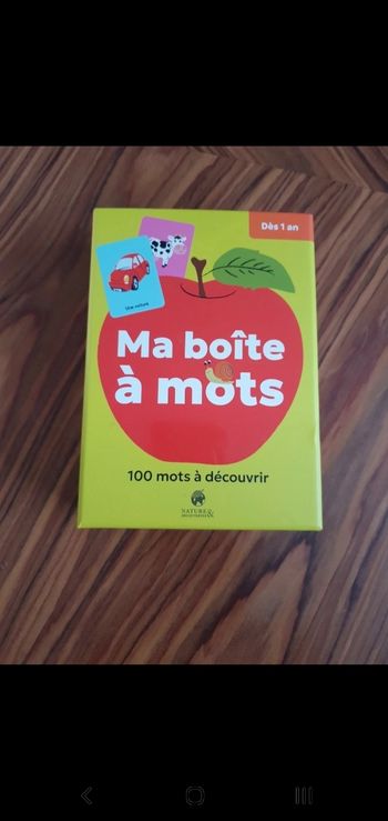 Ma boîte à mots