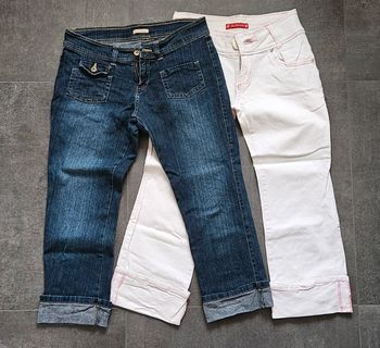 Lot de 2 pantacourts en jean