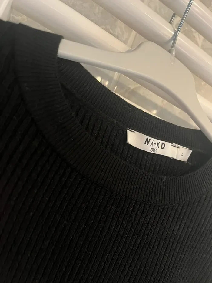 tee shirt cotele na-kd noir femme - photo numéro 4