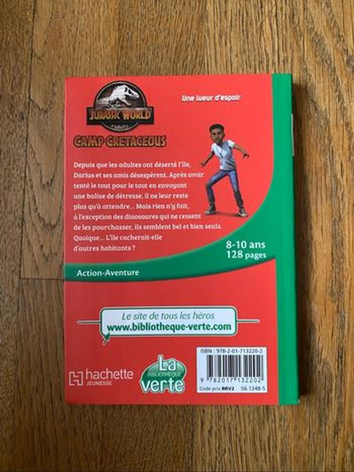 Livre Jurassic World Camp Cretaceous Une lueur d’espoir - photo numéro 2