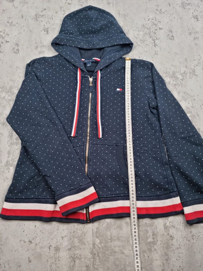 Gilet à capuche zippé Tommy Hilfiger bleu marine M Femmes - photo numéro 10