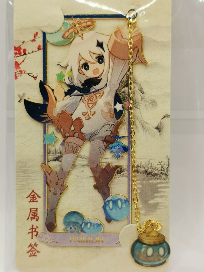 Marque-Page Métal Genshin Impact Paimon