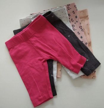 Lot 5 leggings Kiabi 3 mois