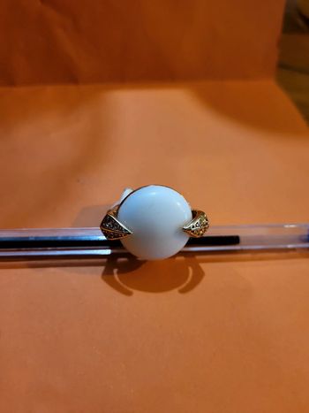 Bague Strass et pierre de lune  Taille 56