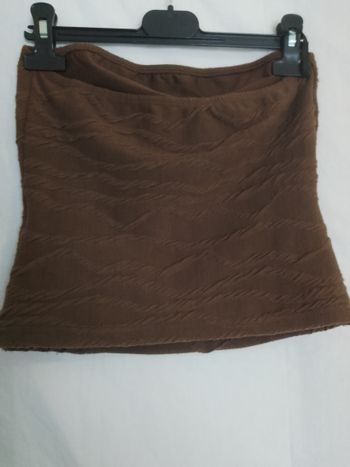 Haut bustier marron Shein