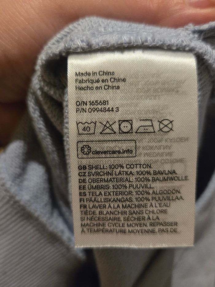 Sweat coton bleu ciel T.L 46 H&M neuf - photo numéro 7