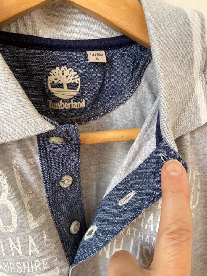 Polo Timberland neuf gris taille 14 ans - photo numéro 4