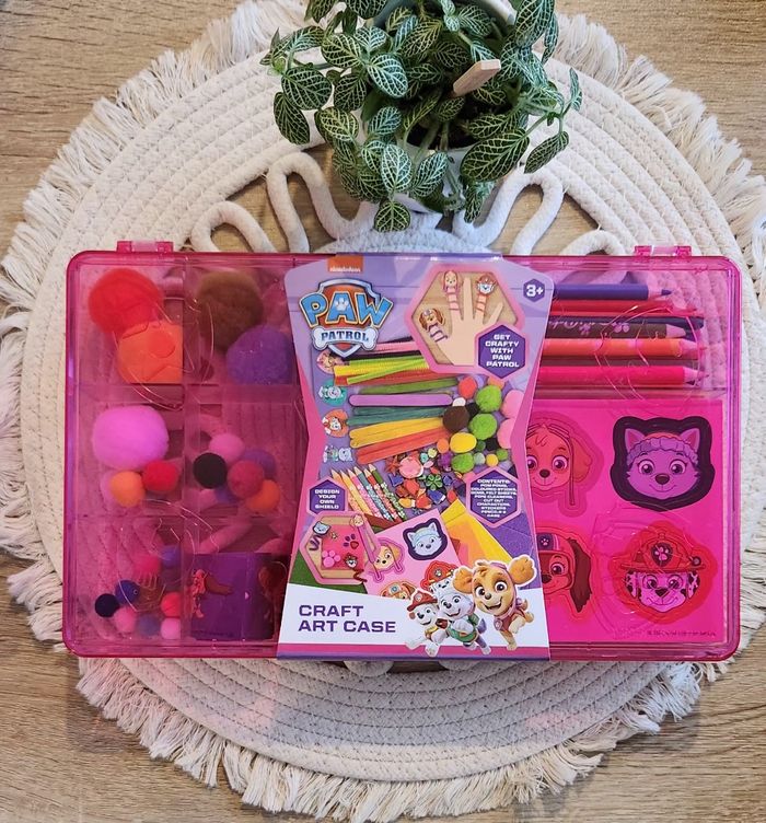 Boite loisirs créatifs Pat Patrouille Rose