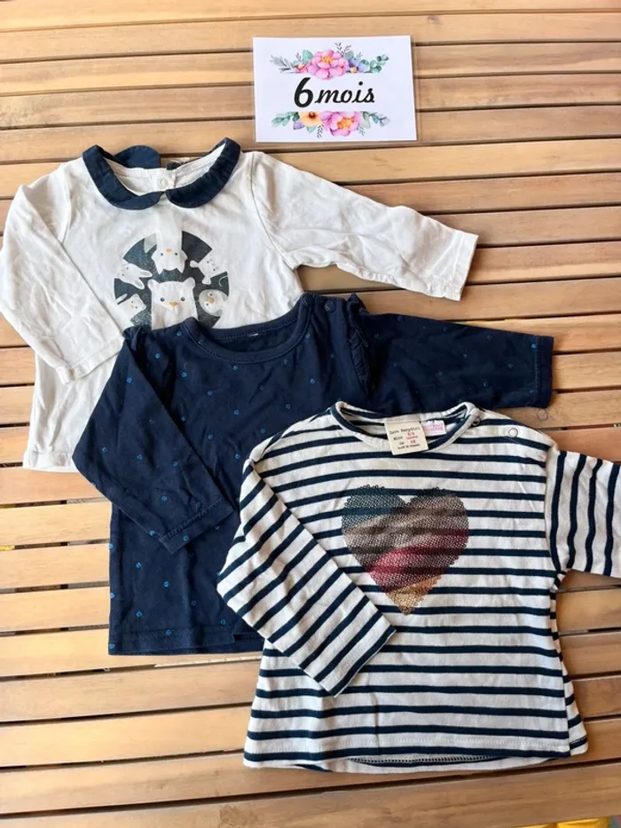 Gros lot 6 mois fille 27 articles de marque - photo numéro 3