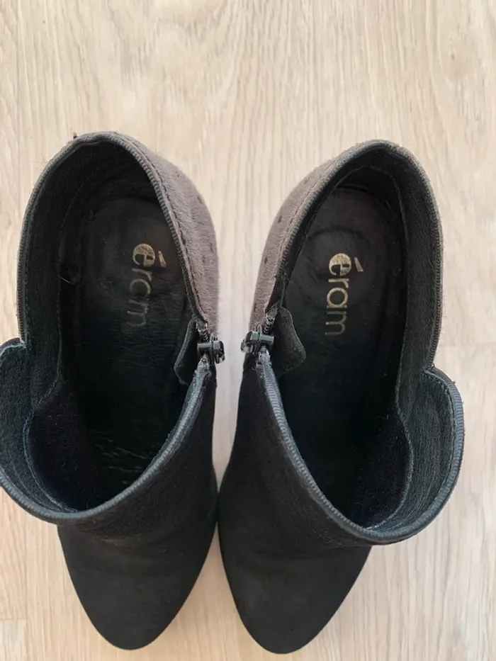 Bottines noires et à pois - photo numéro 4