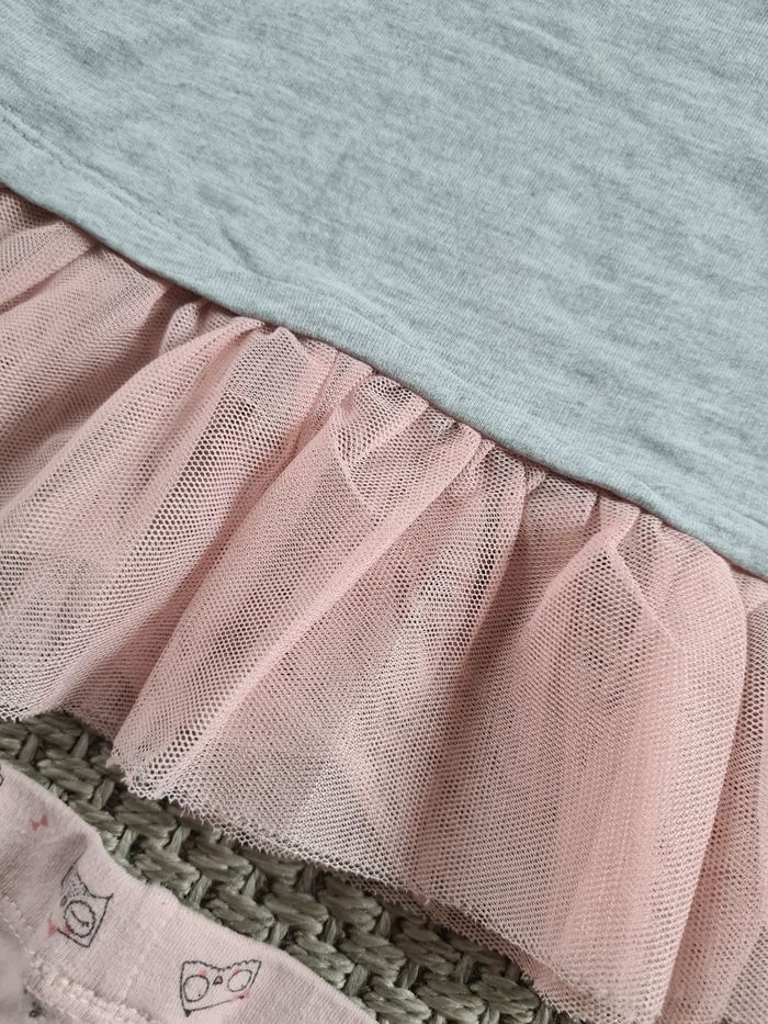 Ensemble tunique et legging assorti fille - 18 mois - photo numéro 5