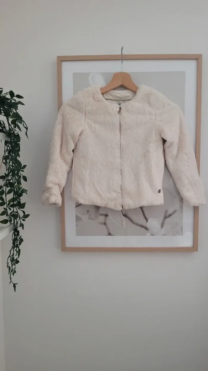 Veste en fausse fourrure fille Creeks 8 ans - photo numéro 3