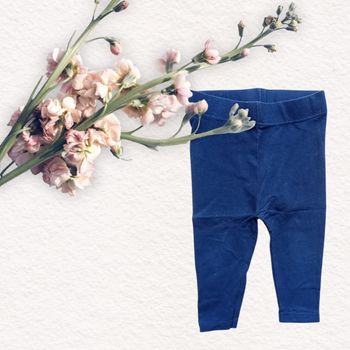 Legging bleu bébé fille taille 6 mois