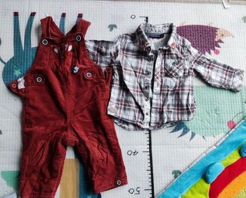 Ensemble salopette chemise