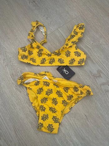 Maillot de bain bikini Okaïdi, taille 4 ans, neuf